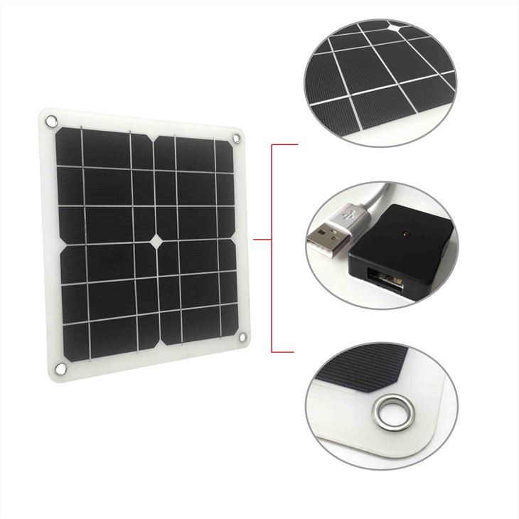Χρόνος κινητού τηλεφώνου Solar Panel 5V USB